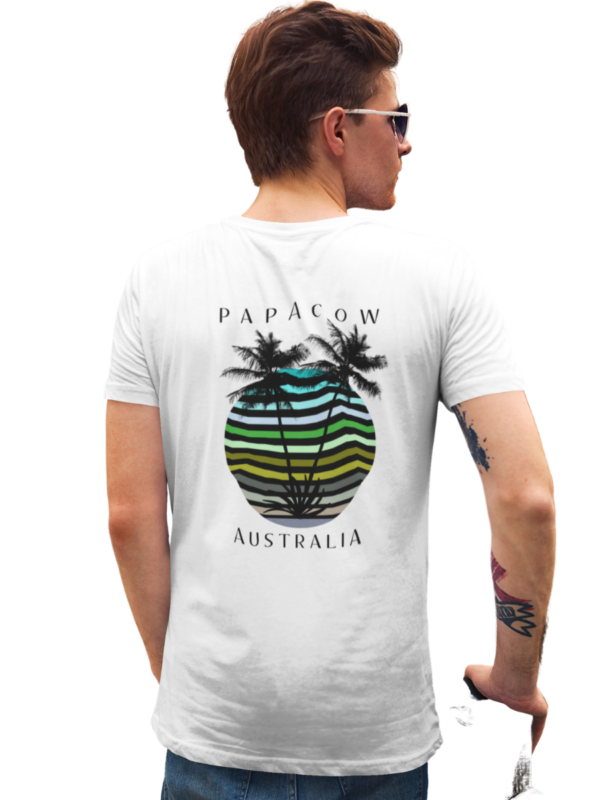 Men's Graphic T-Shirt - FRESH PALMS (back print) - Image 5