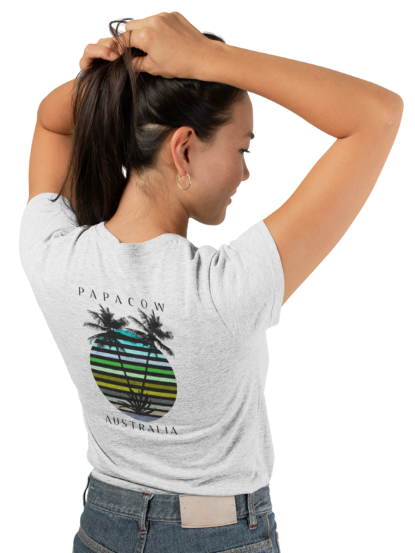 Women's Graphic T-Shirt - FRESH PALMS (back print) - Image 3