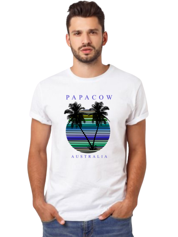 Men's Graphic T-Shirt - WINDY PALMS - Image 4