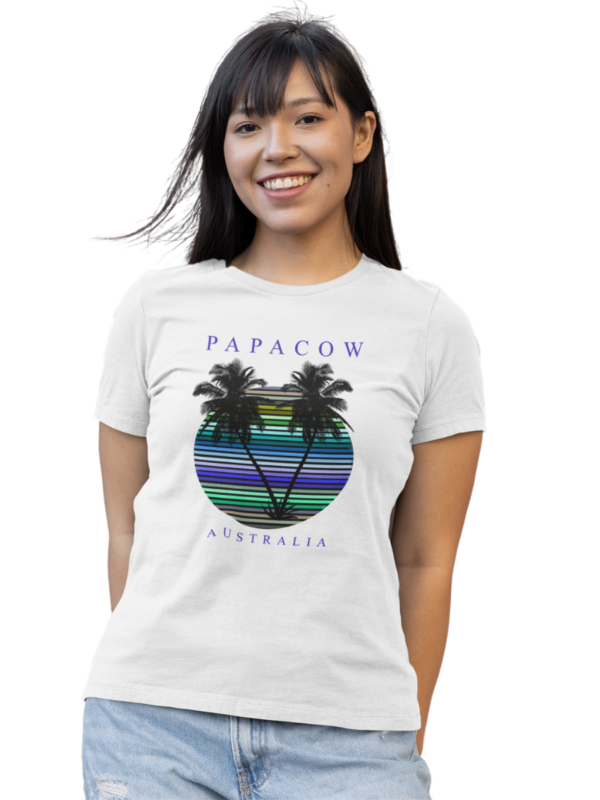 Women's Graphic T-Shirt - WINDY PALMS - Image 3