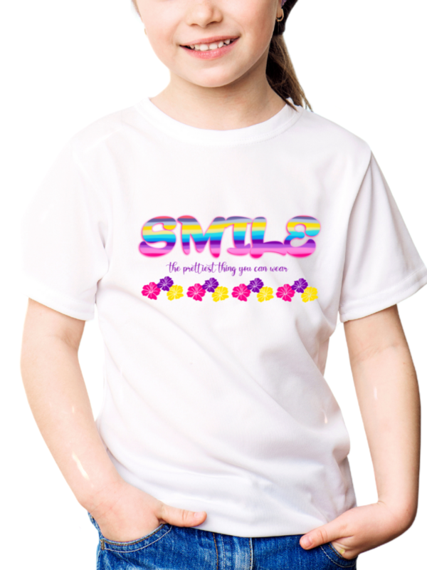 Kid's T-Shirt - PRETTY SMILE - Image 2