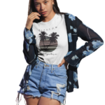 Youth T-Shirt - SULTRY PALMS - Image 9