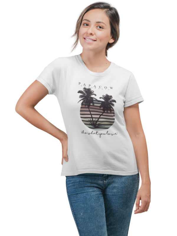 Women's Graphic T-Shirt - SULTRY PALMS - Image 2