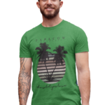 Men's Graphic T-Shirt - SULTRY PALMS - Image 4