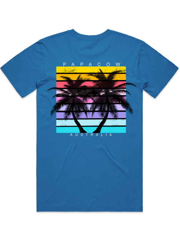 Men's Graphic T-Shirt - SUMMER PALMS (back print) - Image 7
