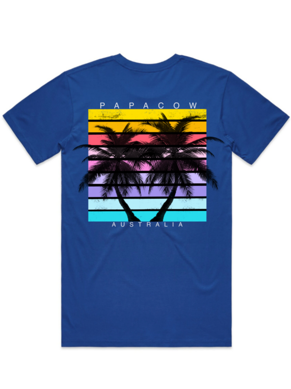 Men's Graphic T-Shirt - SUMMER PALMS (back print) - Image 9