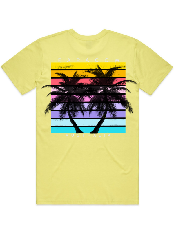 Men's Graphic T-Shirt - SUMMER PALMS (back print) - Image 5