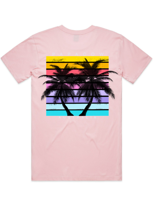 Men's Graphic T-Shirt - SUMMER PALMS (back print) - Image 6