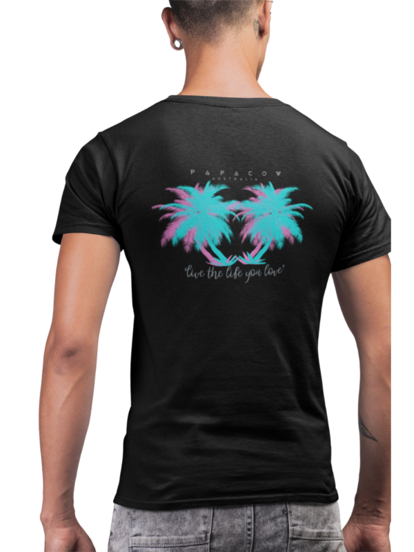 Youth T-Shirt - HEAVENLY PALMS (back print) - Image 4