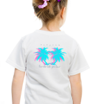Youth T-Shirt - HEAVENLY PALMS (back print) - Image 2