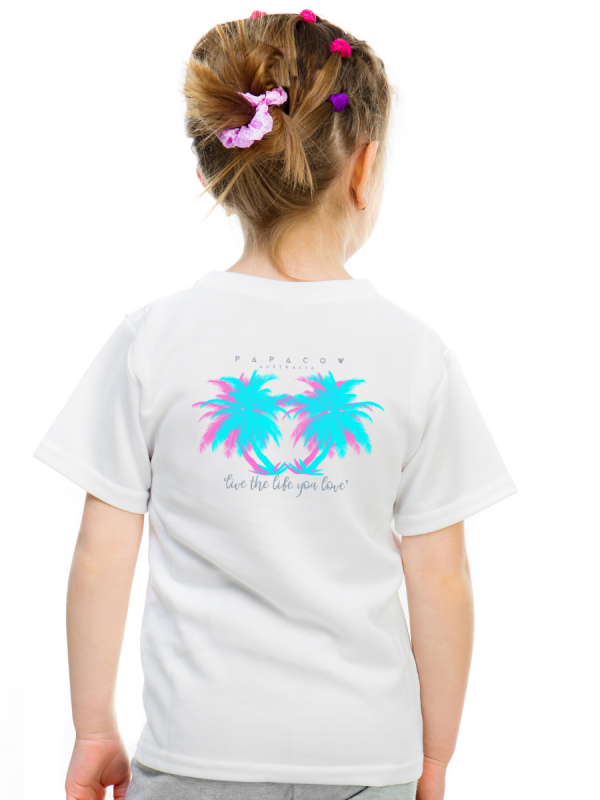 Youth T-Shirt - HEAVENLY PALMS (back print) - Image 2