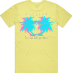 Women's Graphic T-Shirt - HEAVENLY PALMS (back print) - Image 3