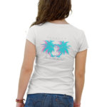 Women's Graphic T-Shirt - HEAVENLY PALMS (back print) - Image 2