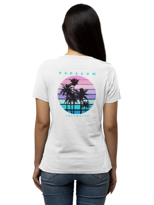Youth T-Shirt - WINTRY PALMS (back print) - Image 2