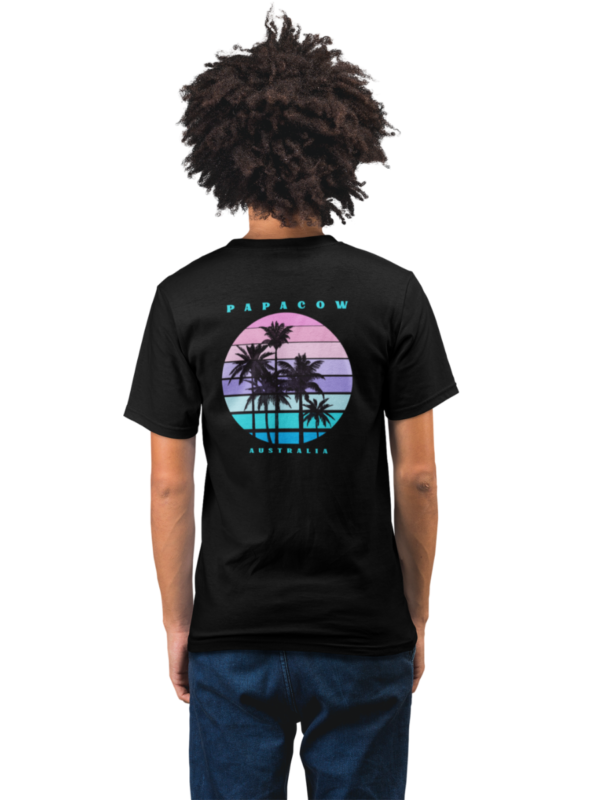 Youth T-Shirt - WINTRY PALMS (back print) - Image 4
