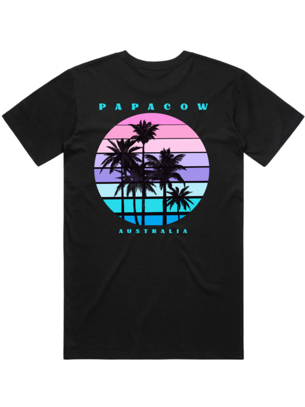 Men's Graphic T-Shirt - WINTRY PALMS (back print) - Image 2
