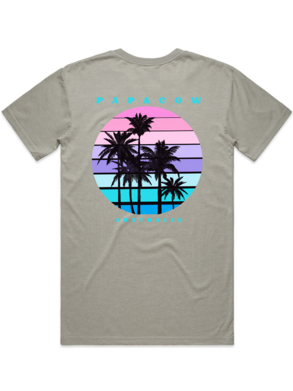 Men's Graphic T-Shirt - WINTRY PALMS (back print) - Image 5