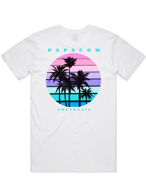 Men's Graphic T-Shirt - WINTRY PALMS (back print) - Image 3