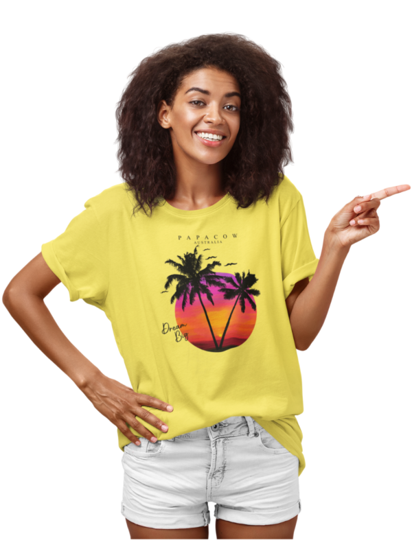 Women's Graphic T-Shirt - SCORCHING PALMS - Image 6