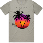 Women's Graphic T-Shirt - SCORCHING PALMS - Image 4