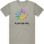 Women's Graphic T-Shirt - BLINDING RAINBOW - Image 4