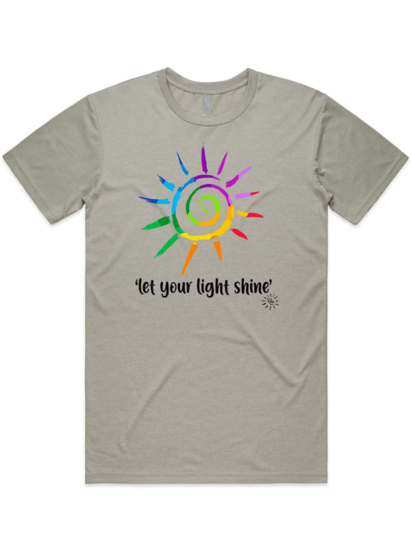 Women's Graphic T-Shirt - BLINDING RAINBOW - Image 4