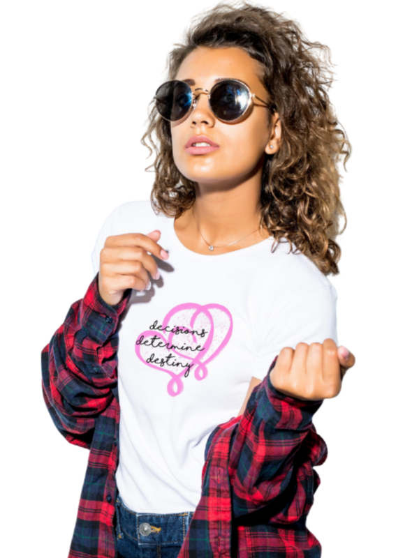 Women's Graphic T-Shirt - LOVE'S DESTINY - Image 3