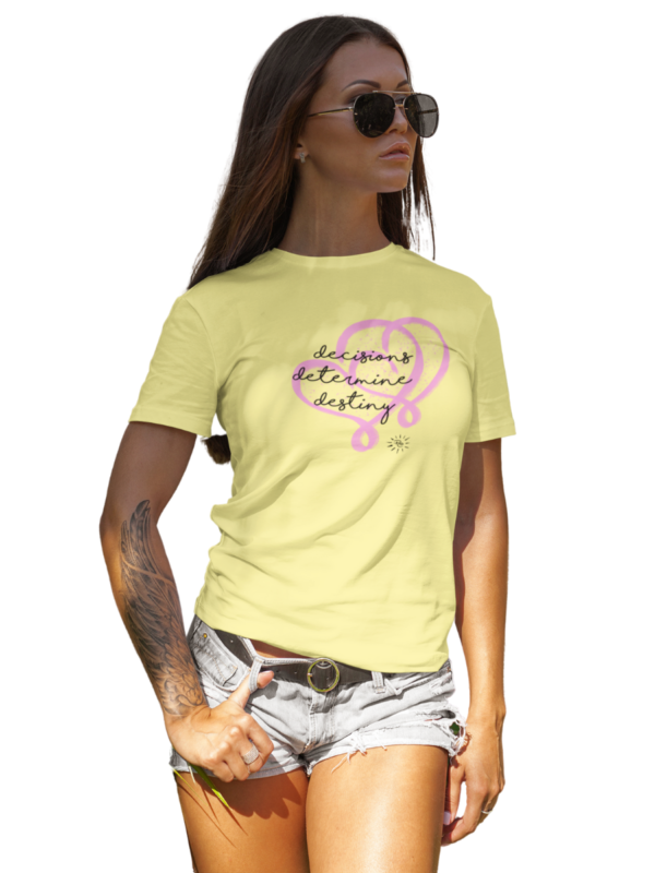 Women's Graphic T-Shirt - LOVE'S DESTINY - Image 5