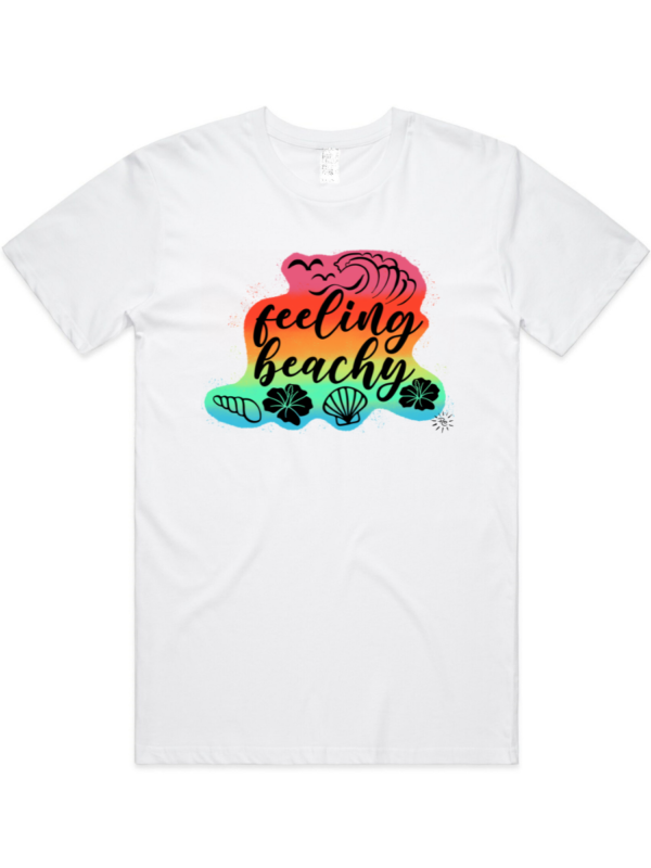 Women's Graphic T-Shirt - FEELING BEACHY - Image 3