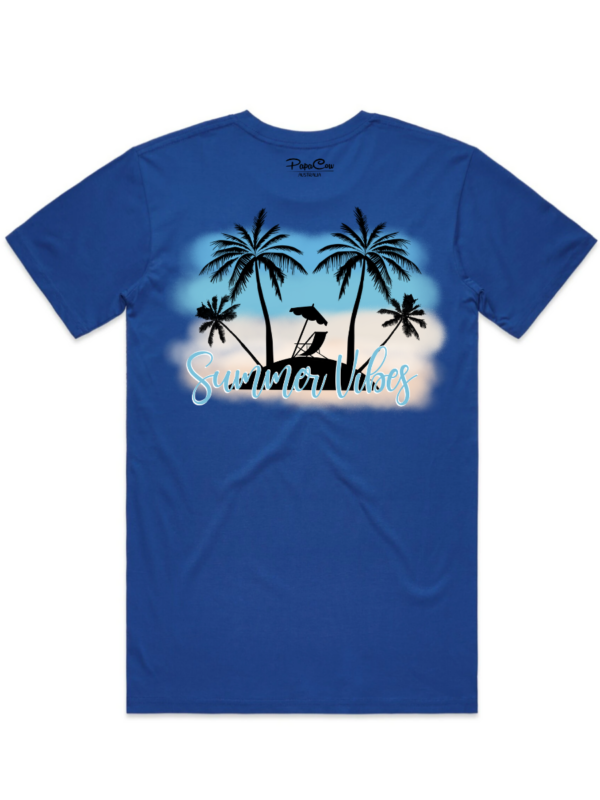 Women's Graphic T-Shirt - SUMMER VIBES (back print) - Image 3