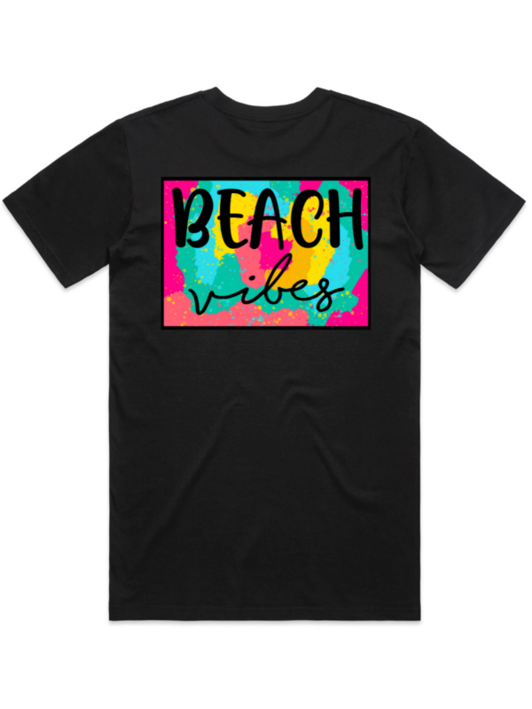 Women's Graphic T-Shirt - VIBES OF EBONY (back print) - Image 3