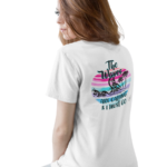 Women's Graphic T-Shirt - CALLING WAVES (back print) - Image 4