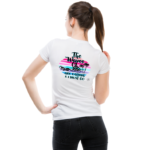 Women's Graphic T-Shirt - CALLING WAVES (back print) - Image 2