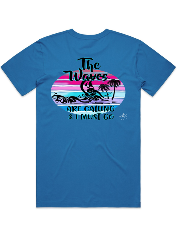 Women's Graphic T-Shirt - CALLING WAVES (back print) - Image 7