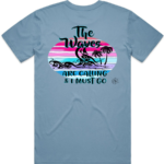 Women's Graphic T-Shirt - CALLING WAVES (back print) - Image 8