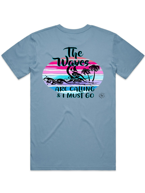 Women's Graphic T-Shirt - CALLING WAVES (back print) - Image 8