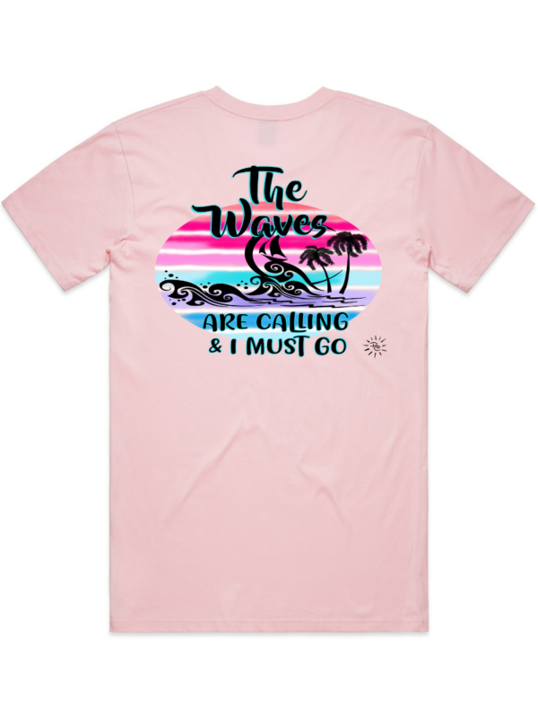 Women's Graphic T-Shirt - CALLING WAVES (back print) - Image 9