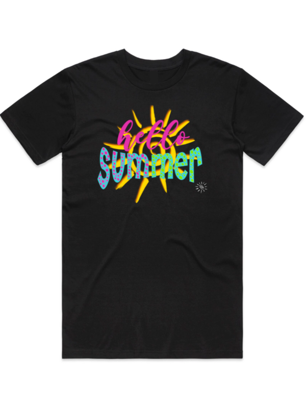 Women's Graphic T-Shirt - HELLO SUMMER - Image 4