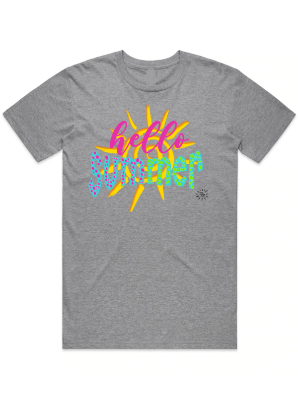 Women's Graphic T-Shirt - HELLO SUMMER - Image 5