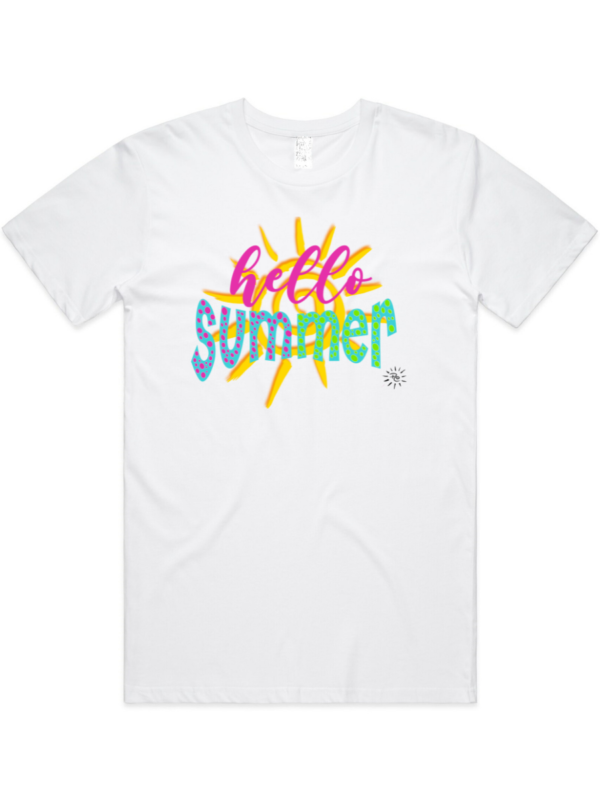 Women's Graphic T-Shirt - HELLO SUMMER - Image 2