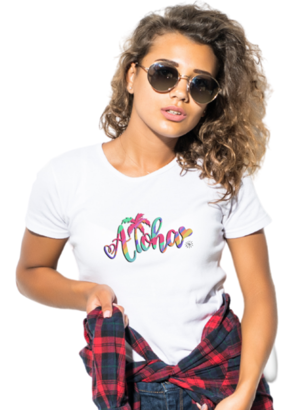 Women's Graphic T-Shirt - ALOHA ABLAZE