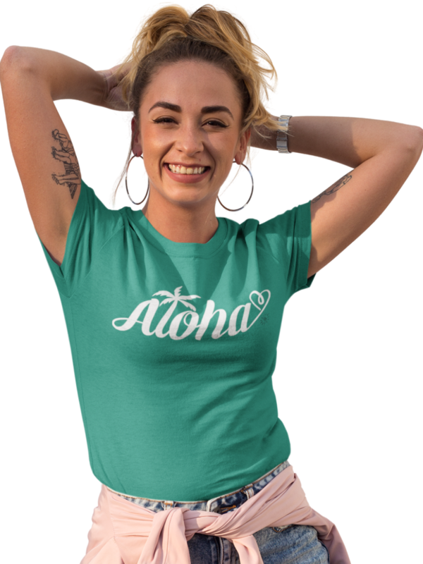 Women's Graphic T-Shirt - ALOHA OPAL