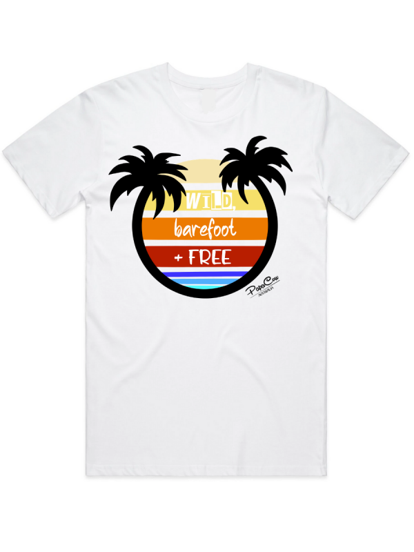 Women's Graphic T-Shirt - WILD BAREFOOT & FREE - Image 2