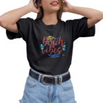 Women's Graphic T-Shirt - BEACH VIBES