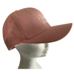 FLEXFIT Perma Curve Baseball Cap - Baby Pink, White Embroidery - Image 5