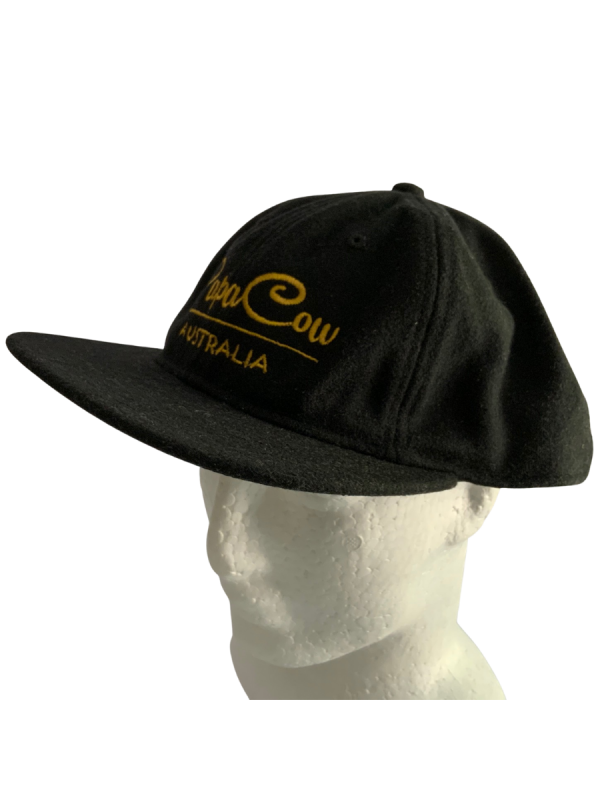 Bates Cap - Black, Gold Embroidery - Image 3