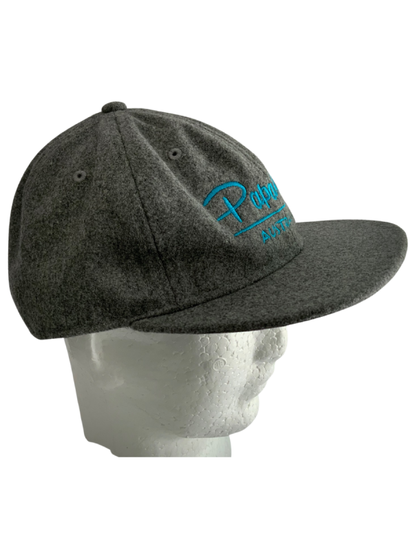 Bates Cap - Grey, Turquoise Embroidery - Image 5