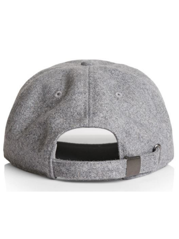 Bates Cap - Grey, Turquoise Embroidery - Image 4