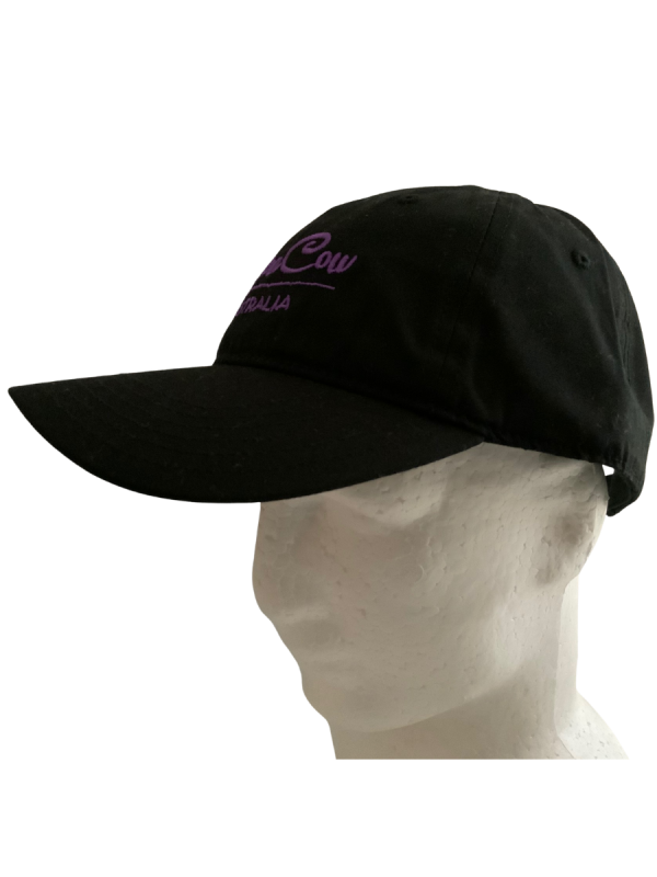 Davie Cap - Black, Purple Embroidery - Image 2