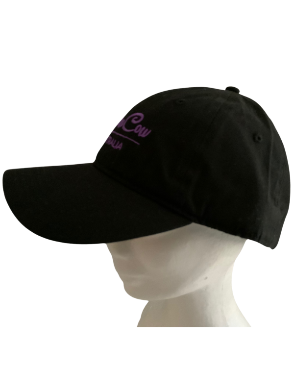 Davie Cap - Black, Purple Embroidery - Image 4
